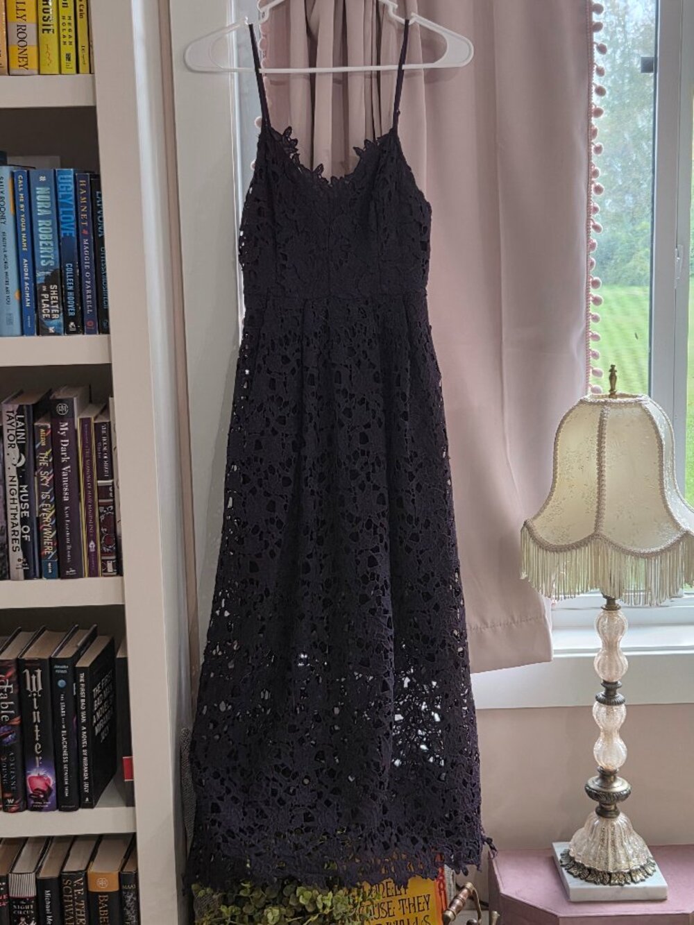 Violet flower dress
